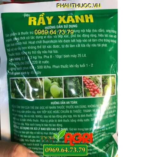 UNI PROZINDOR 30WP RẦY XANH – Đặc Trị Rầy Nâu, Diệt Cả Trứng Và Rầy Non