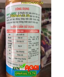 Thay đổi tập tính của sâu, xua đuổi, gây ngán, làm sâu không đẻ trứng. Phòng trừ tốt một số đối tượng dịch hại trên cây ăn quả có múi. THỂ TÍCH: 500ML