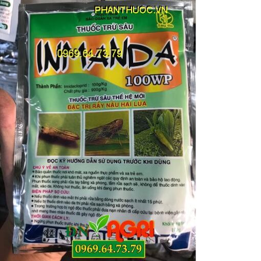 INMANDA 100WP – THUỐC ĐẶC TRỊ SÂU RẦY HẠI LÚA