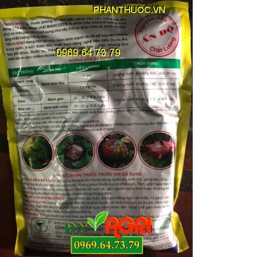 TIMAN 80WP – Đặc Trị Nấm – Thán Thư – Ghẻ Trái- Thối Nhũn – Đốm Lá