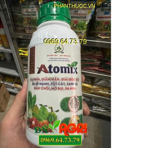 ATOMIX – Kích Rễ, Hạ Phèn, Giảm Mặn, Tốt Cây, Xanh Lá, Đâm Chồi, Ra Hoa