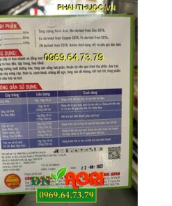 BIO JAPAN NPK 10 -60-10 – Ra Hoa Đồng Loạt, Tăng Đậu Trái, Xanh Lá, Dày Lá