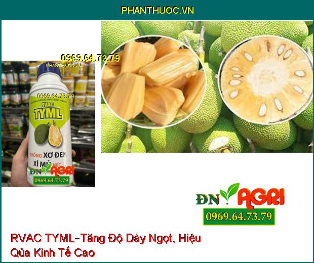 RVAC TYML –Tăng Độ Dày Ngọt, Hạn Chế Sơ Đen, Xì Mủ, Hiệu Qủa Kinh Tế Cao