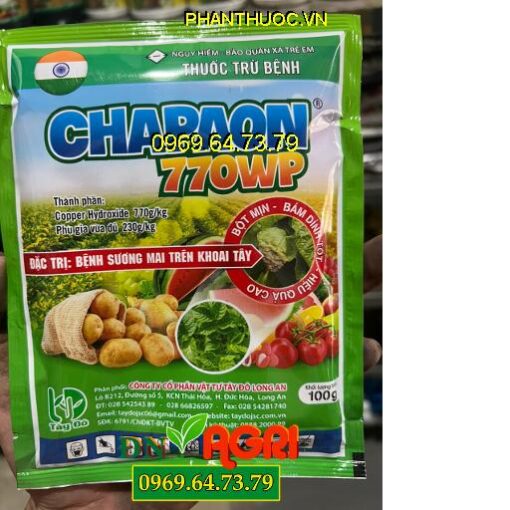 CHAPAON 770WP – Đặc Trị Sương Mai, Mốc Sương, Thán Thư, Khô Vằn, Vàng Lá, Lem Lép Hạt