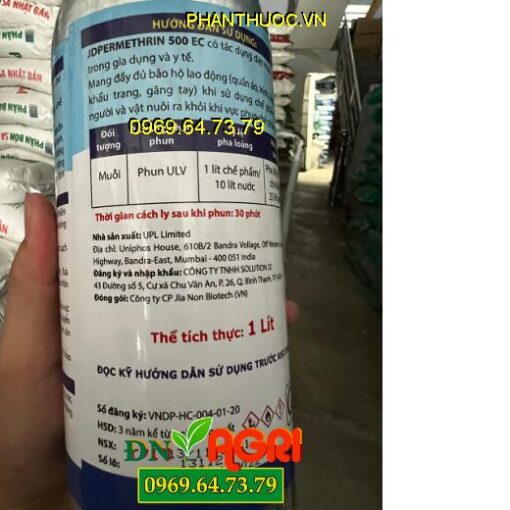 JDPERMETHRIN 500EC-Diệt Trừ Muỗi Và Côn Trùng Gây Hại