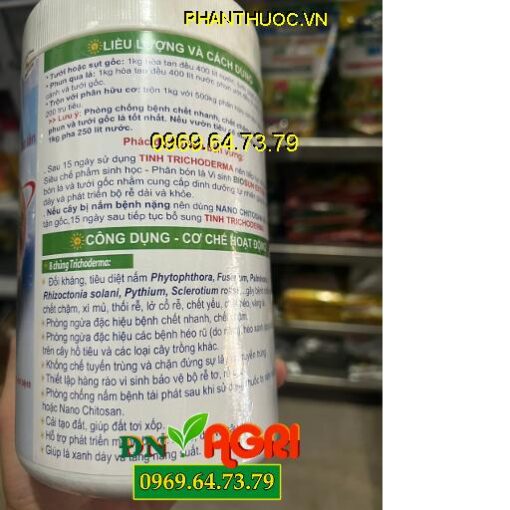 BIOSUN TINH TRICHODERMA – Phòng Chống Nấm Bệnh, Bảo Vệ Bộ Rễ, Đặc Trị Chết Nhanh, Chết Chậm, Xì Mủ, Chết Héo , Vàng Lá