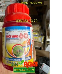 CYPERTOXI 400EC RUỒI VÀNG 60 – Đặc Trị Muỗi, Kiến, Côn Trùng Kháng Thuốc