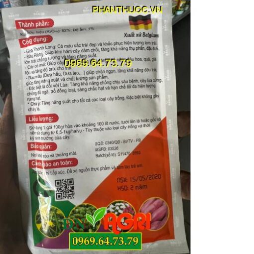 KALI SULPHATE POTASSIUM SIÊU ĐẸP TRÁI- Kích Thích Ra Hoa, Đậu Quả, To Củ