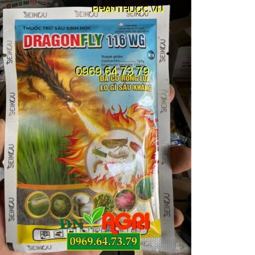 DRAGONFLY 116WG – Đặc Trị Sâu Cuốn Lá, Sâu Tơ, Sâu Xanh, Sâu Đục Quả, Sâu Vẽ Bùa, Nhện Đỏ