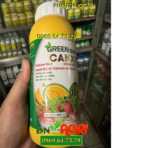 GREENSUPER CANXI BO SỮA – Siêu Đậu Trái, Chống Sốc Nhiệt, Neo Trái