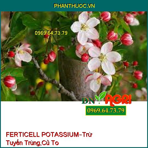 FERTICELL POTASSIUM–Trừ Tuyến Trùng Gây Hại, Cải Tạo Đất Phèn, Củ To, Hoa Nở Đều