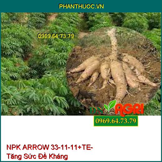 NPK ARROW 33-11-11+TE- Tăng Sức Đề Kháng, Phục Hồi Nhanh, Tăng Vị Ngọt