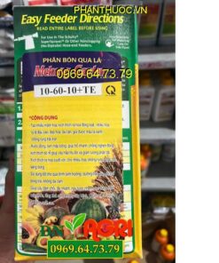 MEKONG GARDEN 10-60-10+TE – Tạo Mầm Hoa, Kích Ra Hoa, Tăng Đậu Trái, Xanh Lá