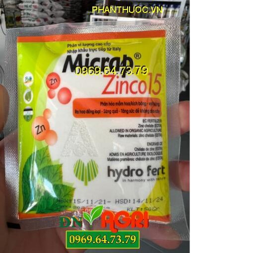 MICRAP ZINCO 15 ITALIA – Ra Hoa Đồng Loạt, Tăng Thụ Phấn, Chống Rụng Hoa/ Trái