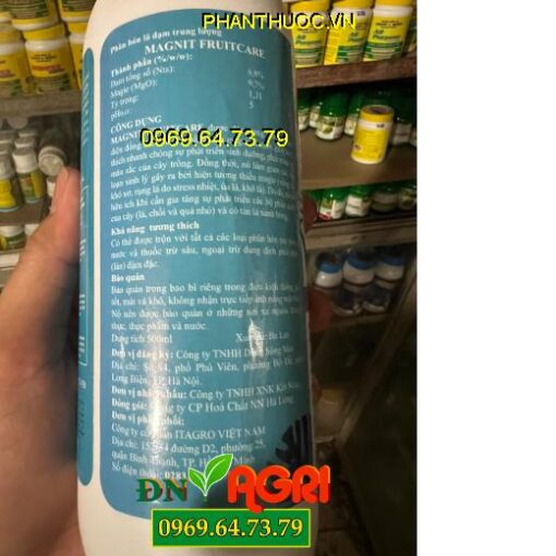 NITRO MAG MAGNIT FRUITCARE – Cung Cấp Dinh Dưỡng Nitơ Và Magie Cho Rau, Quả, Dây Leo, Hoa, Cỏ Và Cây Cảnh.