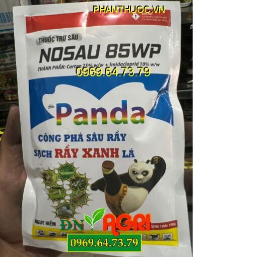 NOSAU 85WP PANDA – Công Phá Sâu Rầy Sạch Rầy Xanh Lá, Sâu Cuốn Lá Hại Lúa