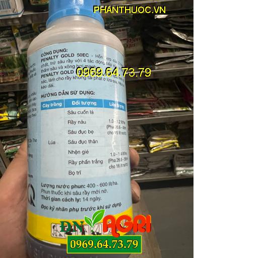 PENALTY GOLD 50EC – Đặc Trị Rầy Nâu, Rệp Sáp, Mọt Đục Cành