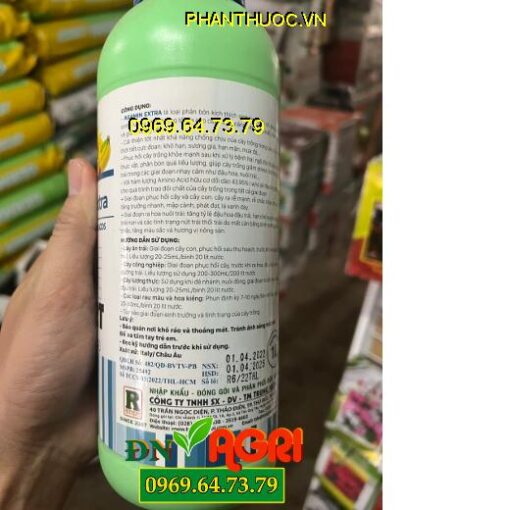 PHÂN BÓN HỮU CƠ RONG BIỂN AMINO AGAMIN EXTRA – Giúp Cây Trồng Giảm Stress, Mát Bông Tốt Trái