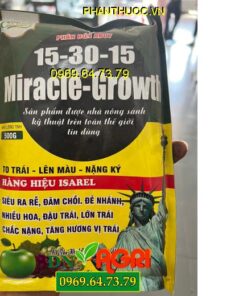 MIRACLE GROWTH 15-30-15+ Siêu Đậu Trái, Dưỡng Bông, Chắc Quả