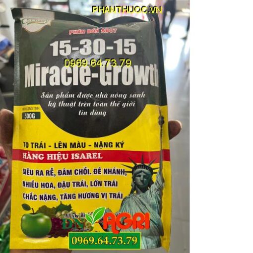 MIRACLE GROWTH 15-30-15+ Siêu Đậu Trái, Dưỡng Bông, Chắc Quả