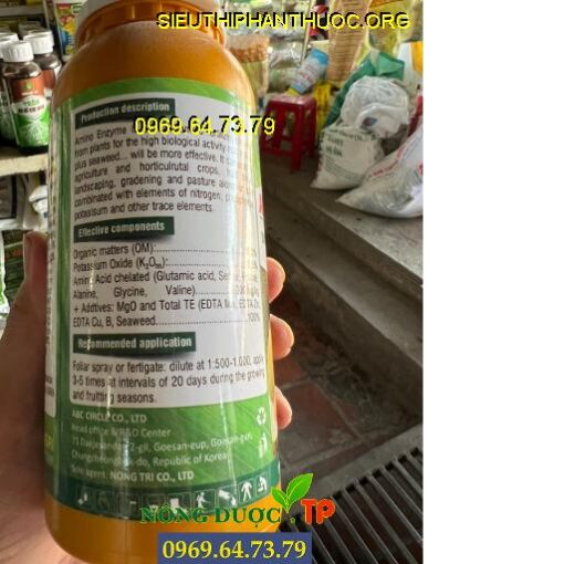 AMINO ENZYM PRO- Phân Bón Lá Hữu Cơ Khoáng Ra Hoa Đều, Giúp Lớn Trái