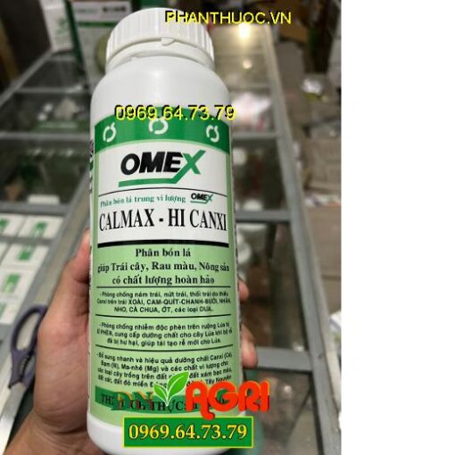 PHÂN BÓN LÁ OMEX CALMAX – Đặc Trị Nám Trái, Thối Trái, Nứt Trái, Cứng Cây, Chắt Hạt