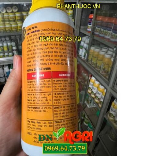 AMI GREEN AMINO ACID VITAMIN B1 RONG BIỂN – Phát Triển Bộ Rễ, Bật Mầm Và Xanh Lá Cây