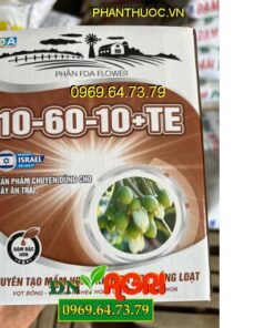 FDA FLOWER NPK 10-60-10+TE – Tạo Mầm Hoa, Kích Ra Hoa Đồng Loạt