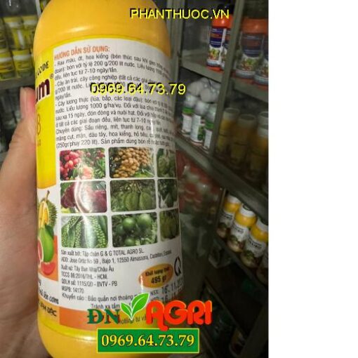 PHÂN BÓN HỖN HỢP KALI HỮU CƠ – PLATIUM DG8 GELL CHELATE DÙNG CHO CÂY TRỒNG