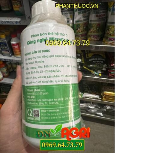 FULVIC PLUS XANH TRÁI – Chống Sượng, Cứng, Khô, Đen Thịt Trái, Tăng Độ Ngọt, Trái Vàng Đẹp