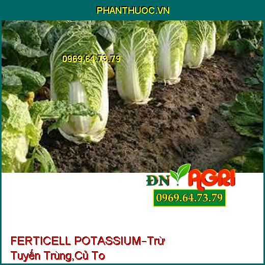 FERTICELL POTASSIUM–Trừ Tuyến Trùng Gây Hại, Cải Tạo Đất Phèn, Củ To, Hoa Nở Đều