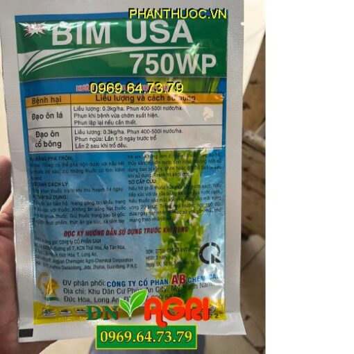 BIM USA 750WP- Đặc Trị Đạo Ôn Trên Lúa