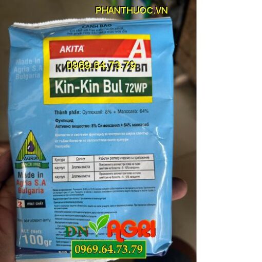 KINKINBUL 72WP – ĐẶC TRỊ BỆNH DO NẤM VÀ VI KHUẨN GÂY HẠI CHO CÂY