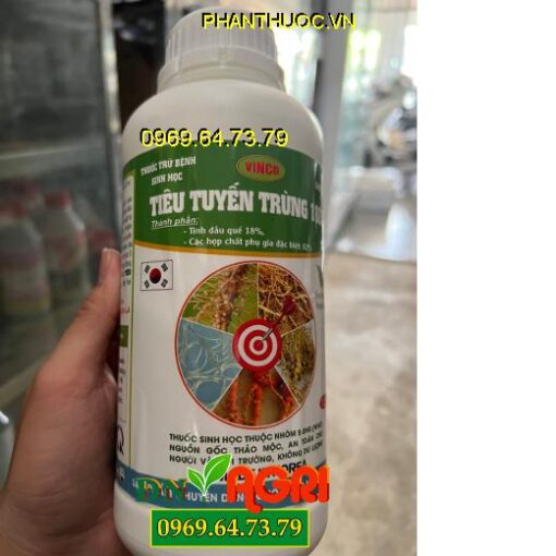 TIÊU TUYẾN TRÙNG 18EC – THUỐC SINH HỌC ĐẶC TRỊ TUYẾN TRÙNG CHO CÂY TRỒNG 1 LÍT