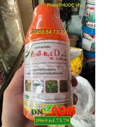 Thuốc Trừ Cỏ Lưu Dẫn 2,4D 600SL – Hàng Nhập Khẩu Thái