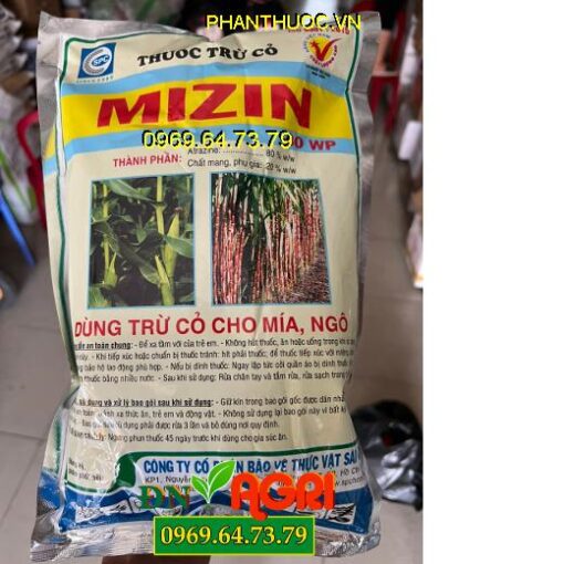 MIZIN 80WP – THUỐC TRỪ CỎ CHO RUỘNG MÍA VÀ RẪY NGÔ