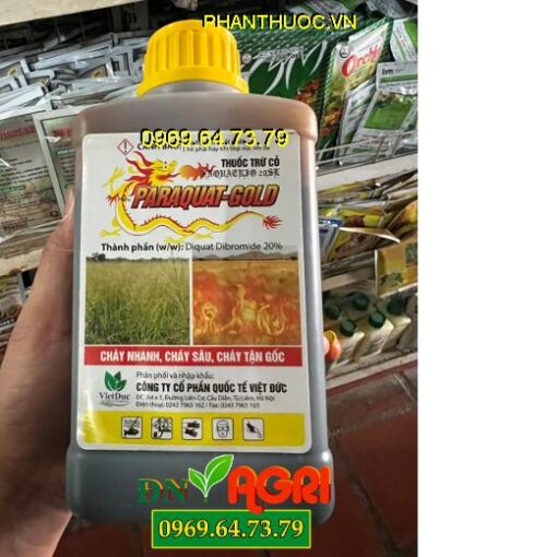 PARAQUAT GOLD – Thuốc Diệt Cỏ Cháy Nhanh, Cháy Sâu, Cháy Tận Gốc