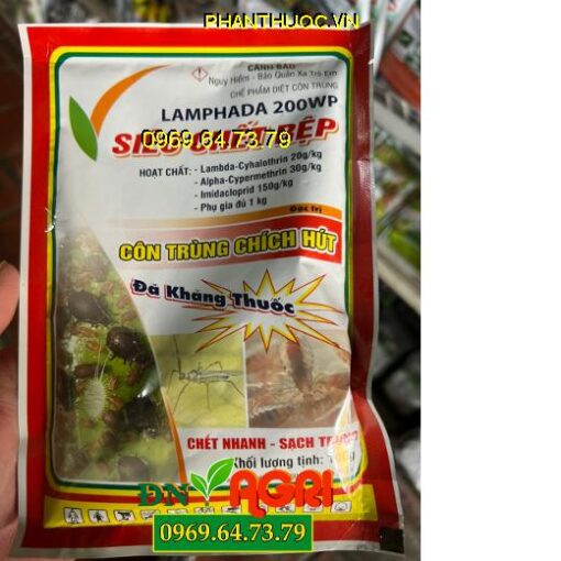 LAMPHADA 200WP SIÊU CHẾT RỆP- Đặc Trị Côn Trùng Chích Hút Đã Kháng Thuốc