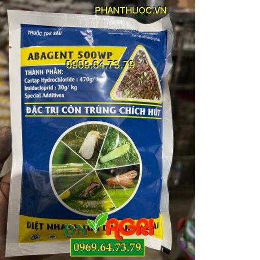 ABAGENT 50WP- Đặc Trị Côn Trùng Chích Hút, Sâu Cuốn Lá Hại Lúa, Sâu Đục Thân