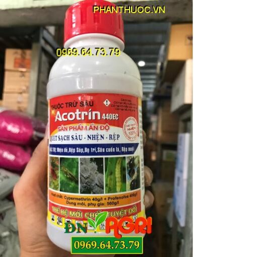 ACOTRIN 440EC – Đặc Trị Sâu Nhện Rệp, Sâu Cuốn Lá, Bọ Trĩ