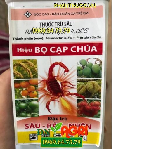 BNONGDUYEN 4.0EC – BỌ CẠP CHÚA – Đặc Trị Sâu, Rầy, Nhện