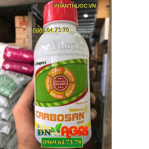 HOPTRI CARBOSAN 25EC -Đặc Trị Côn Trùng Miệng Nhai, Chích Hút