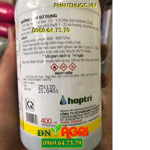 HOPTRI CARBOSAN 25EC -Đặc Trị Côn Trùng Miệng Nhai, Chích Hút