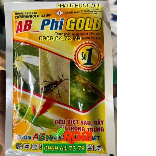 AB-PHI GOLD CAYMANGOLD 33WP- Đặc Trị Rầy Nâu Hại Lúa