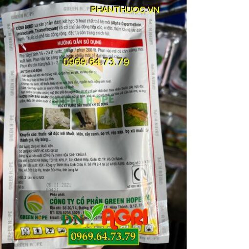 GREEN APHIDS 150WP SẠCH CÔN TRÙNG CHÍCH HÚT- Đặc Trị Muỗi, Kiến, Rầy Xanh, Bọ Trĩ