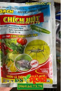 GREEN APHIDS 150WP SẠCH CÔN TRÙNG CHÍCH HÚT- Đặc Trị Muỗi, Kiến, Rầy Xanh, Bọ Trĩ