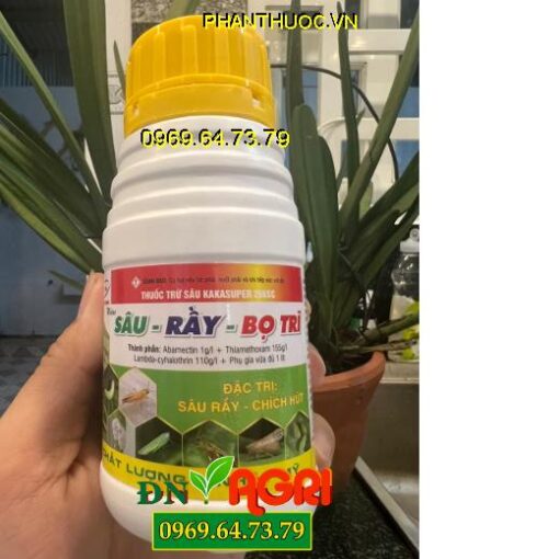 KAKASUPER 266SC SÂU RẦY BỌ TRĨ – Đặc Trị Sâu Rầy Chích Hút, Bọ Xít Muỗi, Bọ Trĩ, Rầy Xanh, Sâu Tơ, Sâu Xanh, Rệp Sáp, Rệp Nhớt