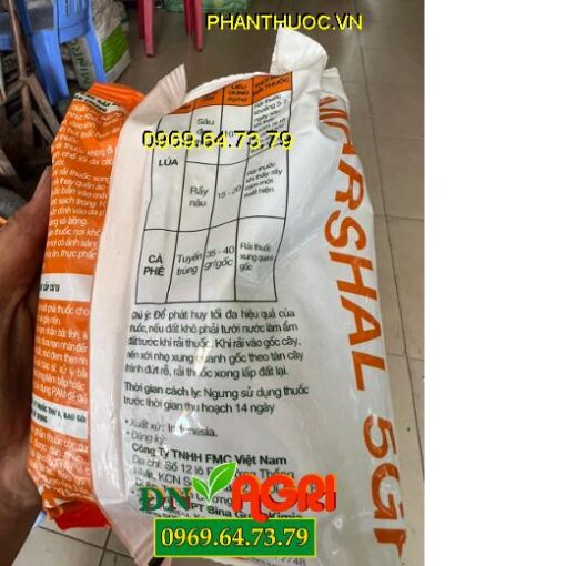 MARSHAL 5GR- Đặc Trị Rầy, Tuyến Trùng, Sâu Đục Thân