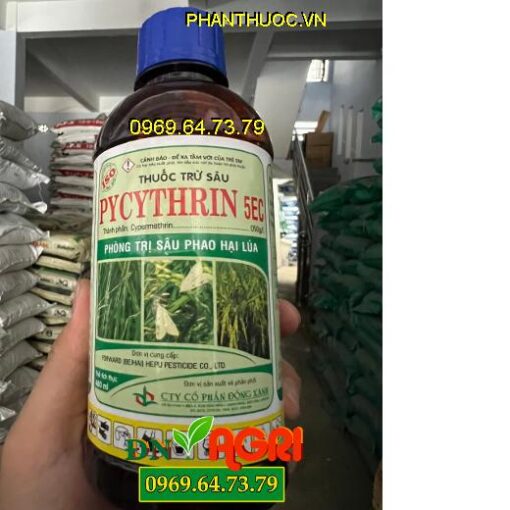 THUỐC TRỪ SÂU PYCYTHRIN 5EC – ĐẶC TRỊ CÁC LOẠI SÂU HẠI CÂY TRỒNG