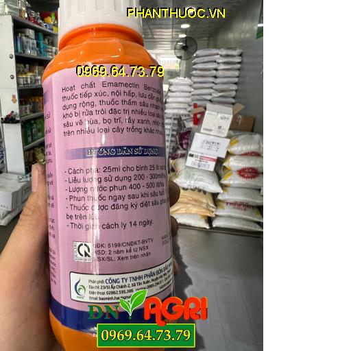 PAPA BỰ REMY 19 EC- Đặc Trị Sâu Vẽ Bùa, Bọ Trĩ, Rầy Xanh, Nhện Đỏ